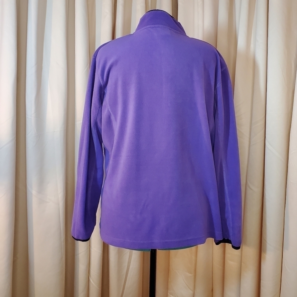 0098. EUC~ The Animal Rescue Site~ XL ~ Lt Fleece Pullover~ W/ Reverse Paw Print - Picture 11 of 15